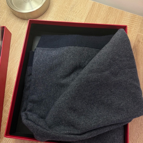 Black Brown 1826 Other - Luxury Wool Cashmere Throw in Gift Box